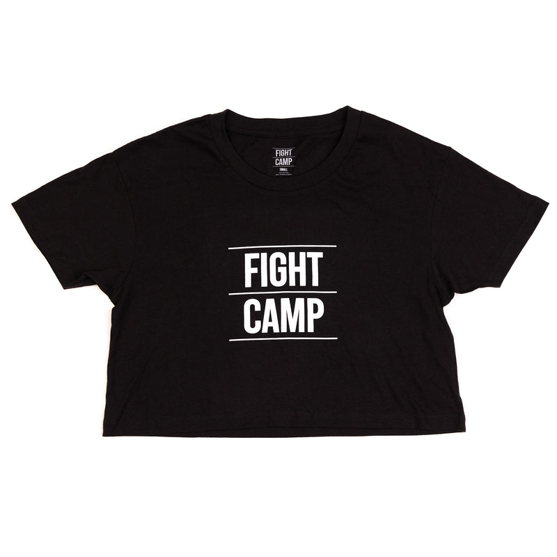 FightCamp Logo Crop Tee Black
