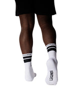 Legends x FightCamp Micro Athletic Sock WhtBlk