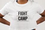 FightCamp Logo Crop Tee White